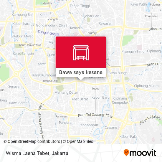 Peta Wisma Laena Tebet