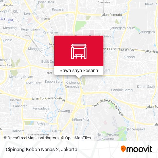 Peta Cipinang Kebon Nanas 2