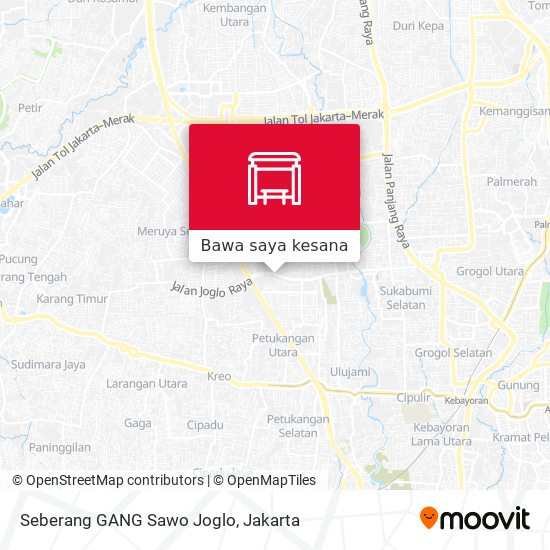 Peta Seberang GANG Sawo Joglo