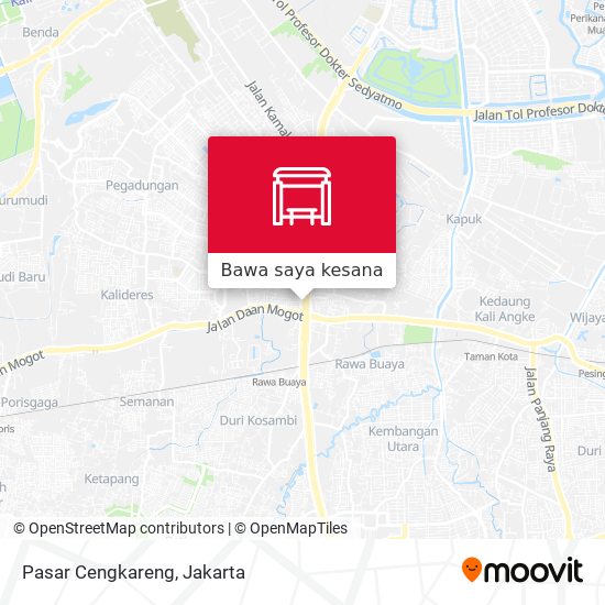 Peta Pasar Cengkareng