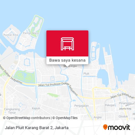 Peta Jalan Pluit Karang Barat 2