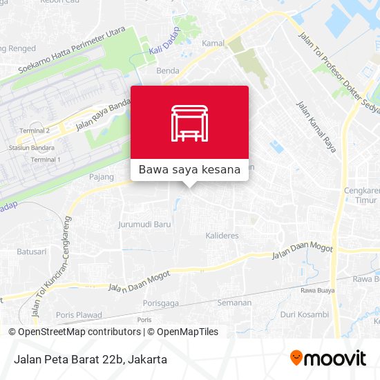 Peta Jalan Peta Barat 22b