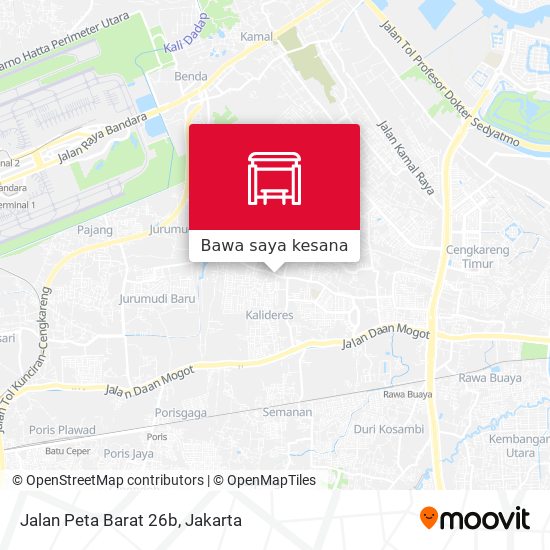 Peta Jalan Peta Barat 26b