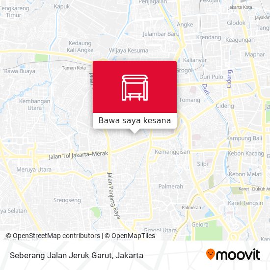 Peta Seberang Jalan Jeruk Garut