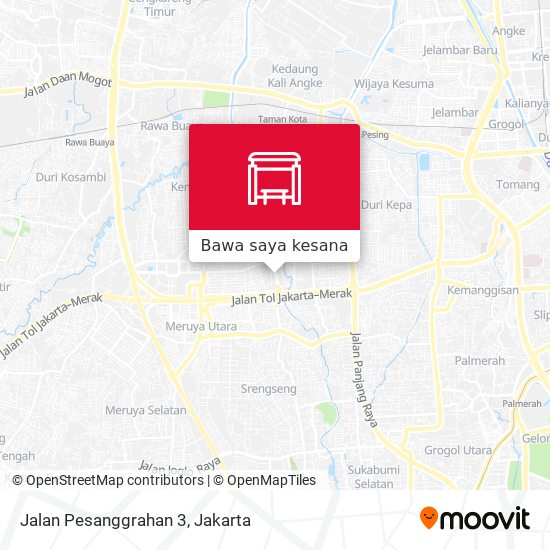 Peta Jalan Pesanggrahan 3