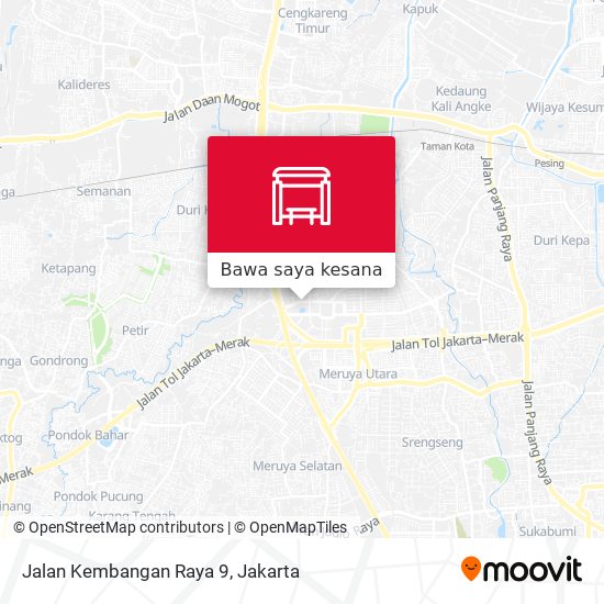 Peta Jalan Kembangan Raya 9
