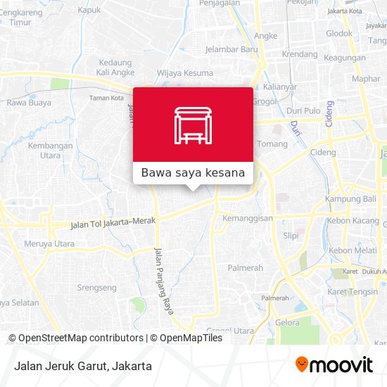 Peta Jalan Jeruk Garut