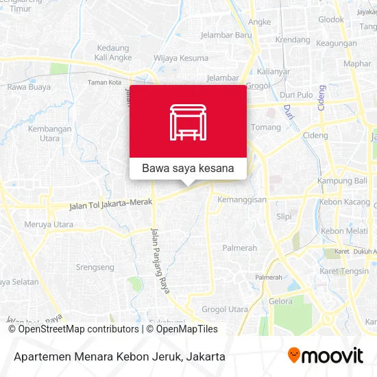 Peta Apartemen Menara Kebon Jeruk