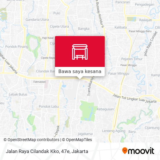 Peta Jalan Raya Cilandak Kko, 47e