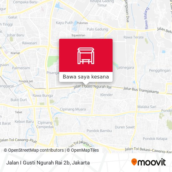 Peta Jalan I Gusti Ngurah Rai 2b