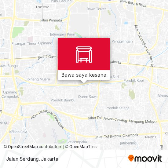 Peta Jalan Serdang