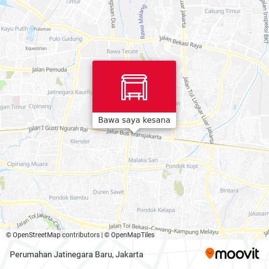 Peta Perumahan Jatinegara Baru