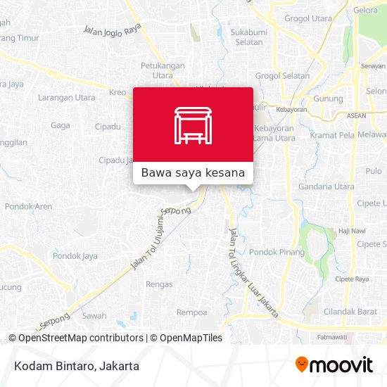 Peta Kodam Bintaro