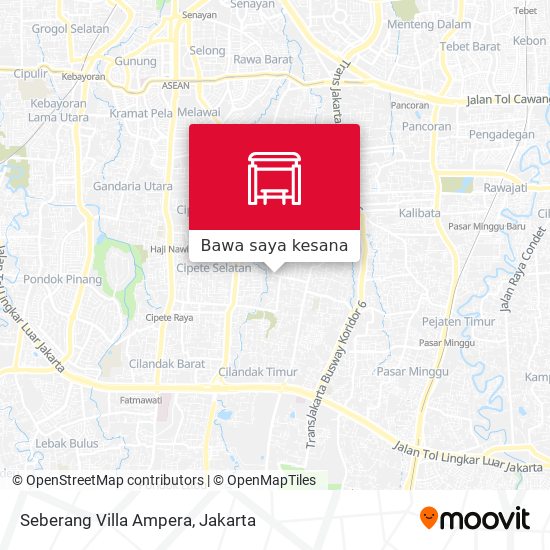 Peta Seberang Villa Ampera