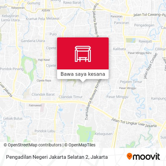 Peta Pengadilan Negeri Jakarta Selatan 2