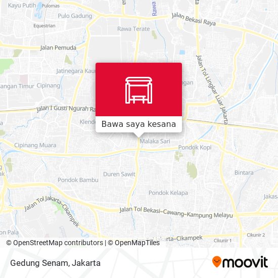 Peta Gedung Senam