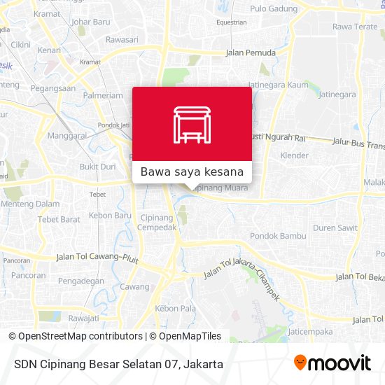 Peta SDN Cipinang Besar Selatan 07