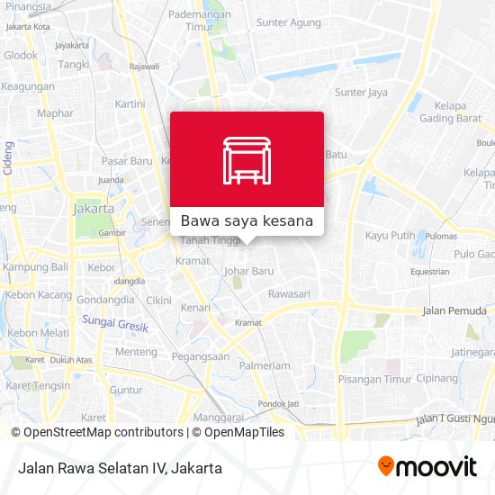 Peta Jalan Rawa Selatan IV