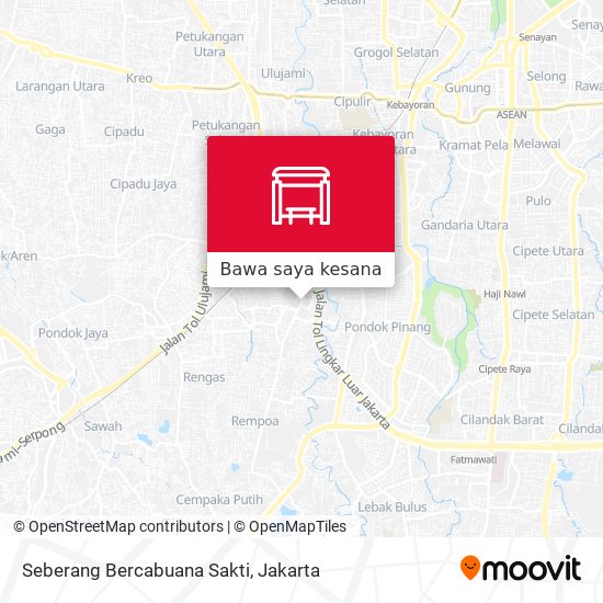 Peta Seberang Bercabuana Sakti