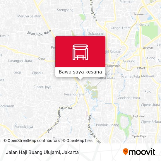 Peta Jalan Haji Buang Ulujami