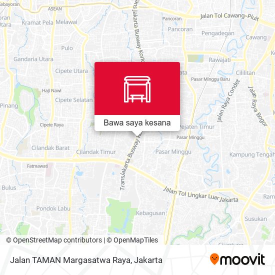 Peta Jalan TAMAN Margasatwa Raya