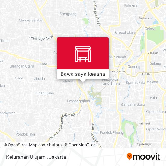 Peta Kelurahan Ulujami