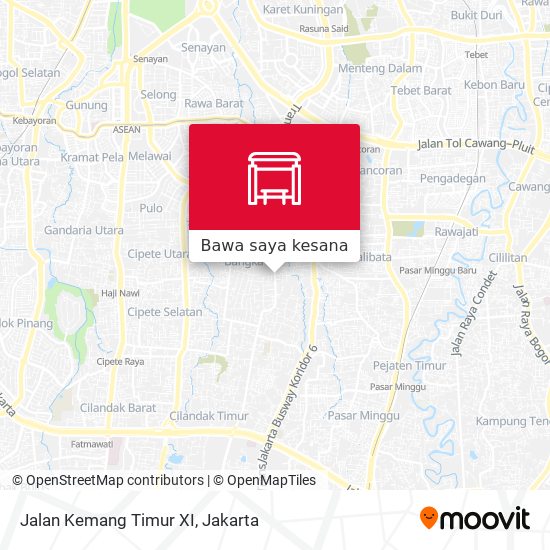 Peta Jalan Kemang Timur XI