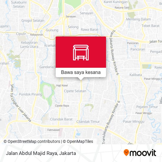 Peta Jalan Abdul Majid Raya
