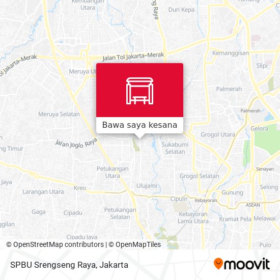 Peta SPBU Srengseng Raya
