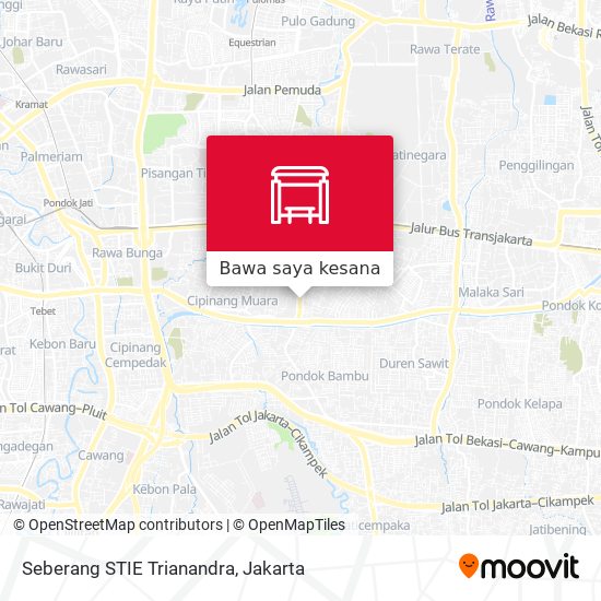 Peta Seberang STIE Trianandra