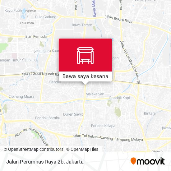 Peta Jalan Perumnas Raya 2b