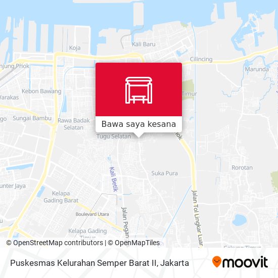 Peta Puskesmas Kelurahan Semper Barat II