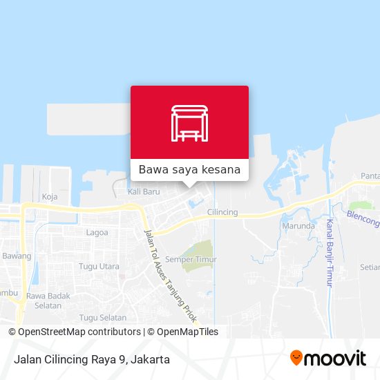 Peta Jalan Cilincing Raya 9