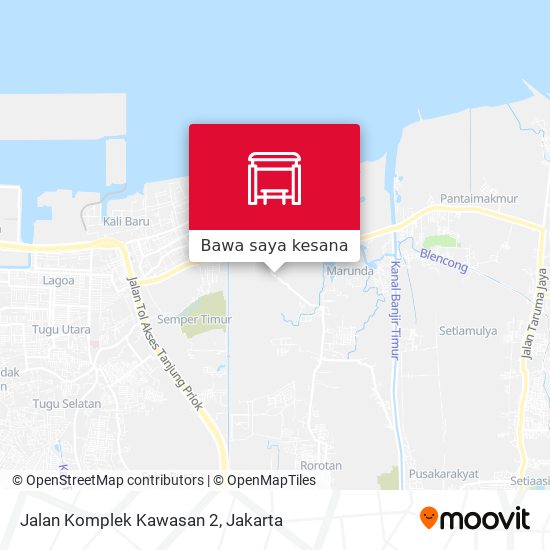 Peta Jalan Komplek Kawasan 2