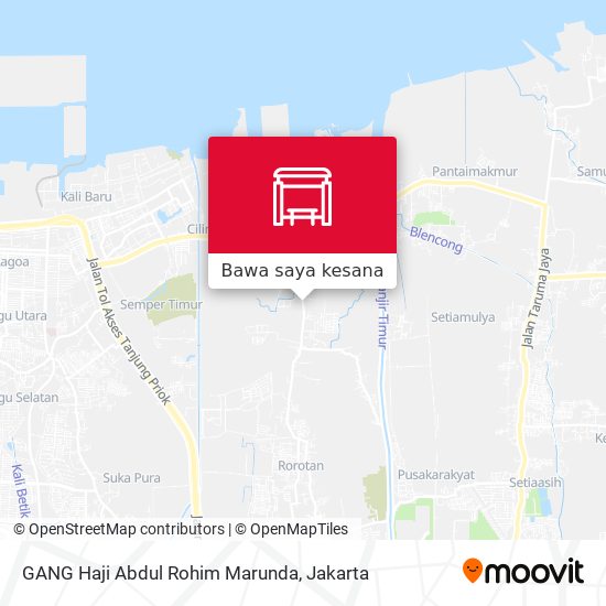 Peta GANG Haji Abdul Rohim Marunda