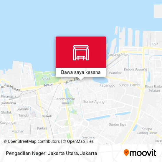 Peta Pengadilan Negeri Jakarta Utara