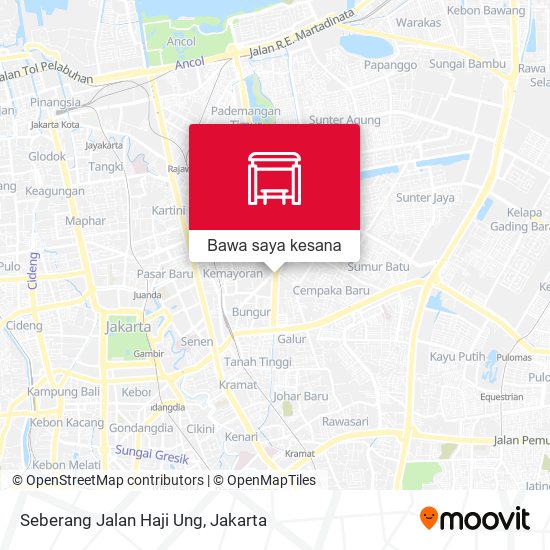 Peta Seberang Jalan Haji Ung