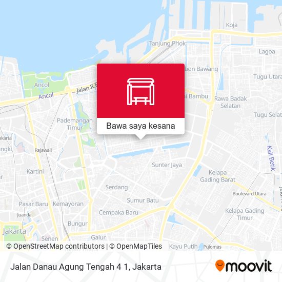 Peta Jalan Danau Agung Tengah 4 1