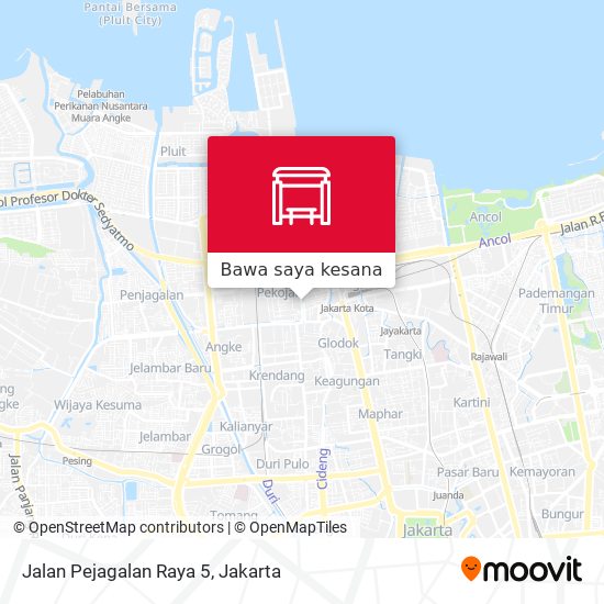 Peta Jalan Pejagalan Raya 5