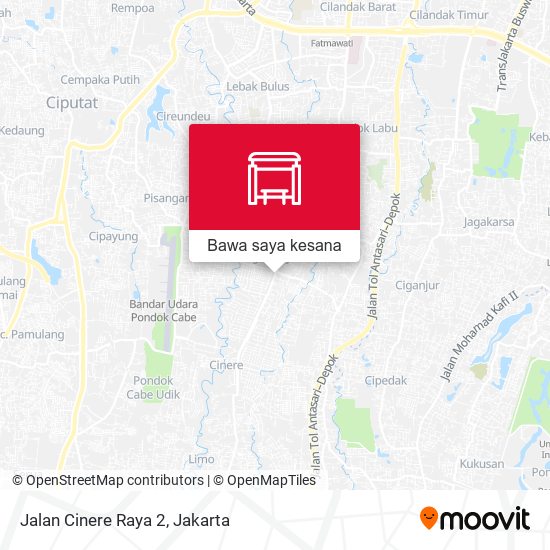 Peta Jalan Cinere Raya 2