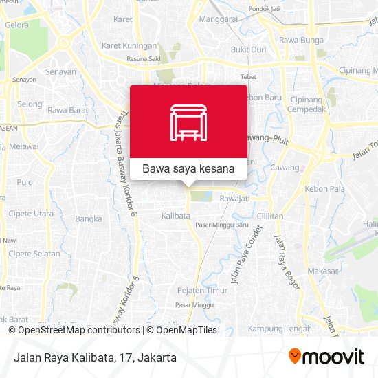 Peta Jalan Raya Kalibata, 17