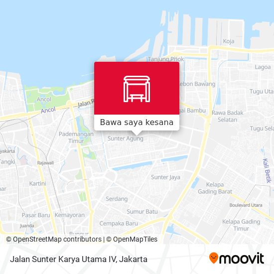 Peta Jalan Sunter Karya Utama IV