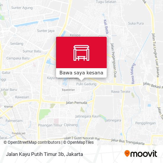 Peta Jalan Kayu Putih Timur 3b