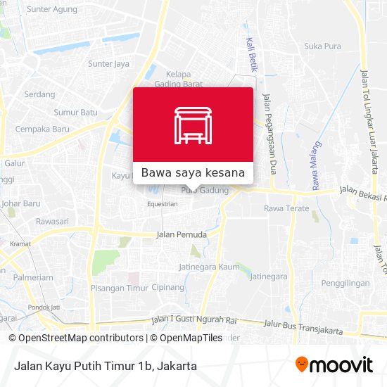 Peta Jalan Kayu Putih Timur 1b