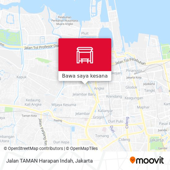 Peta Jalan TAMAN Harapan Indah