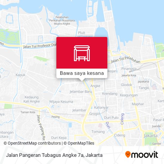 Peta Jalan Pangeran Tubagus Angke 7a