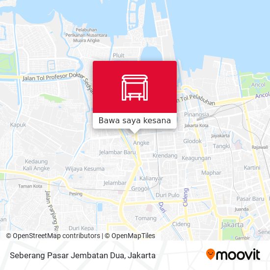 Peta Seberang Pasar Jembatan Dua