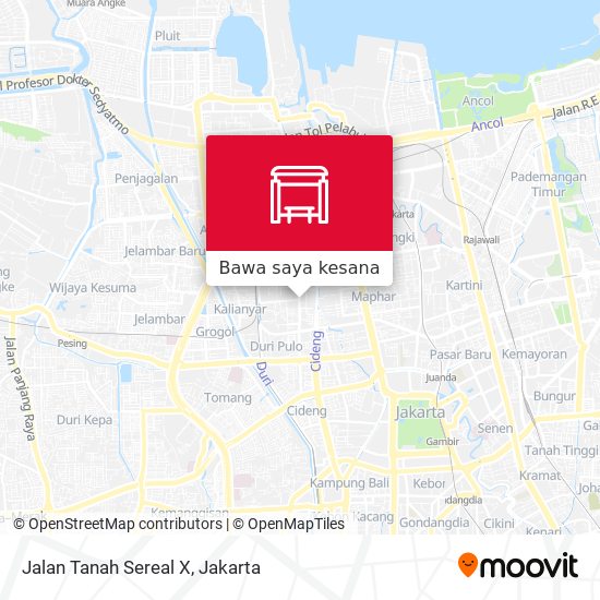 Peta Jalan Tanah Sereal X