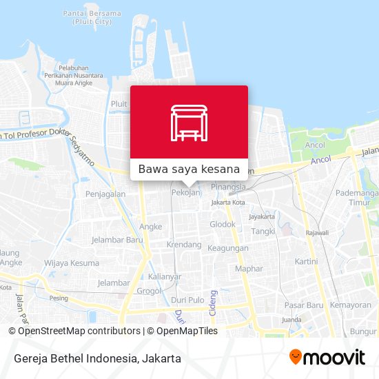 Peta Gereja Bethel Indonesia