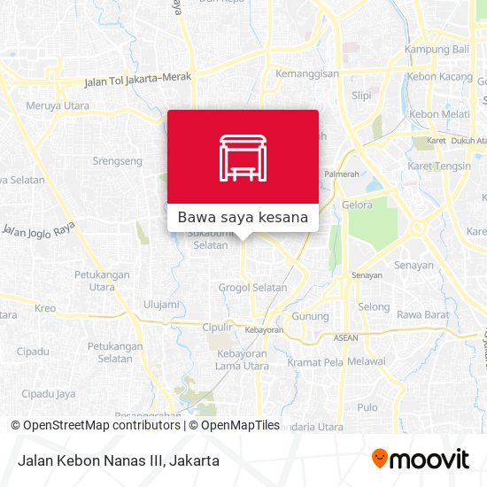 Peta Jalan Kebon Nanas III